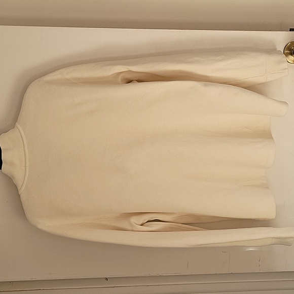 Polo Ralph Lauren Cream Quarter-Zip Sweater Sz L - Picture 2 of 6